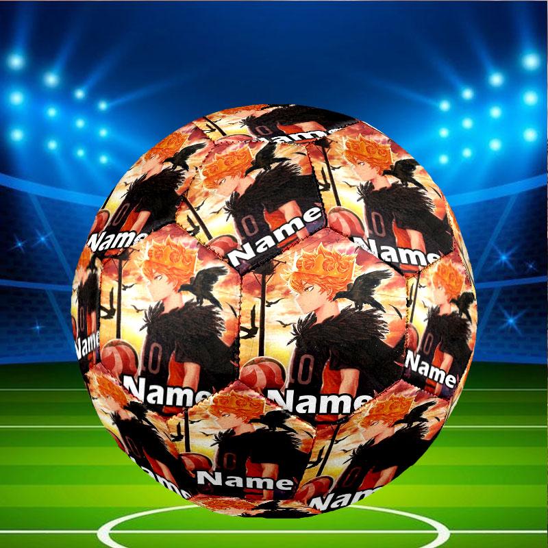 Custom Name Personalized Haikyu Print Size 5 Soccer Ball Training & Match Football, for Team, Kicking, Gift for Football Enthusiasts