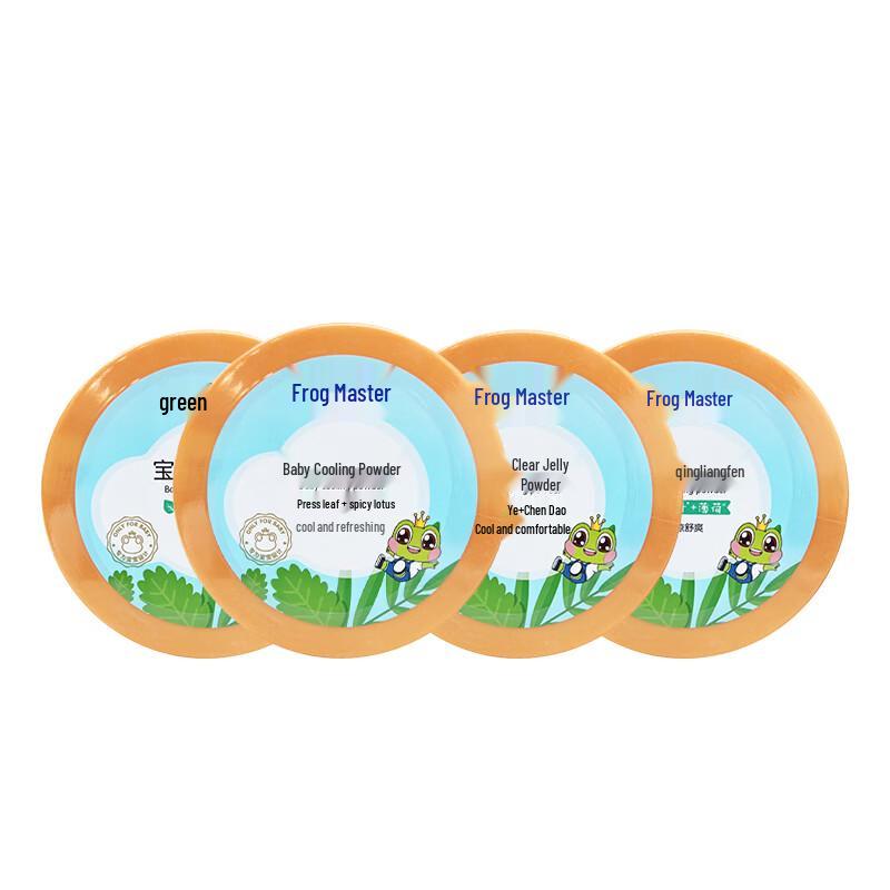 Frog Prince Baby Soothing Powder 140g (4-Pack)