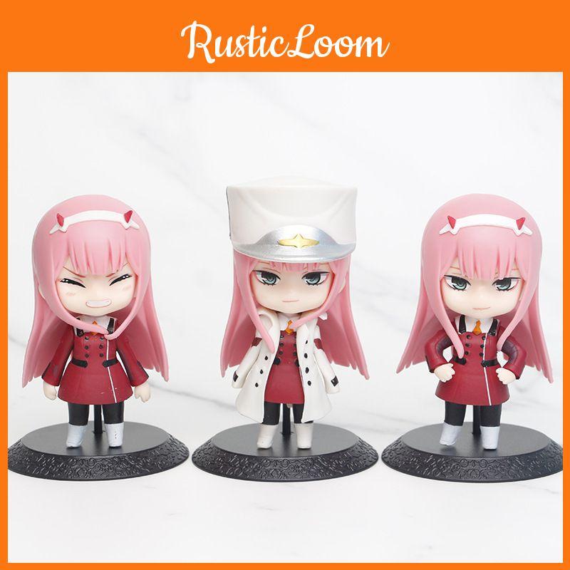 Colorful Darling In Franxx Action Figures Toy For Gift 3pc Set