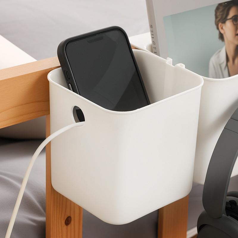 Basket Storage Rack Bedside Storage Accessories Dormitory Storage Hanging Storage Box Student Bedside Retractable Hanging