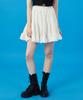 KOLEAT Women Cooling Refrigerator Tiered Pleated Mini Skirt [White] Short Skirt Ver.