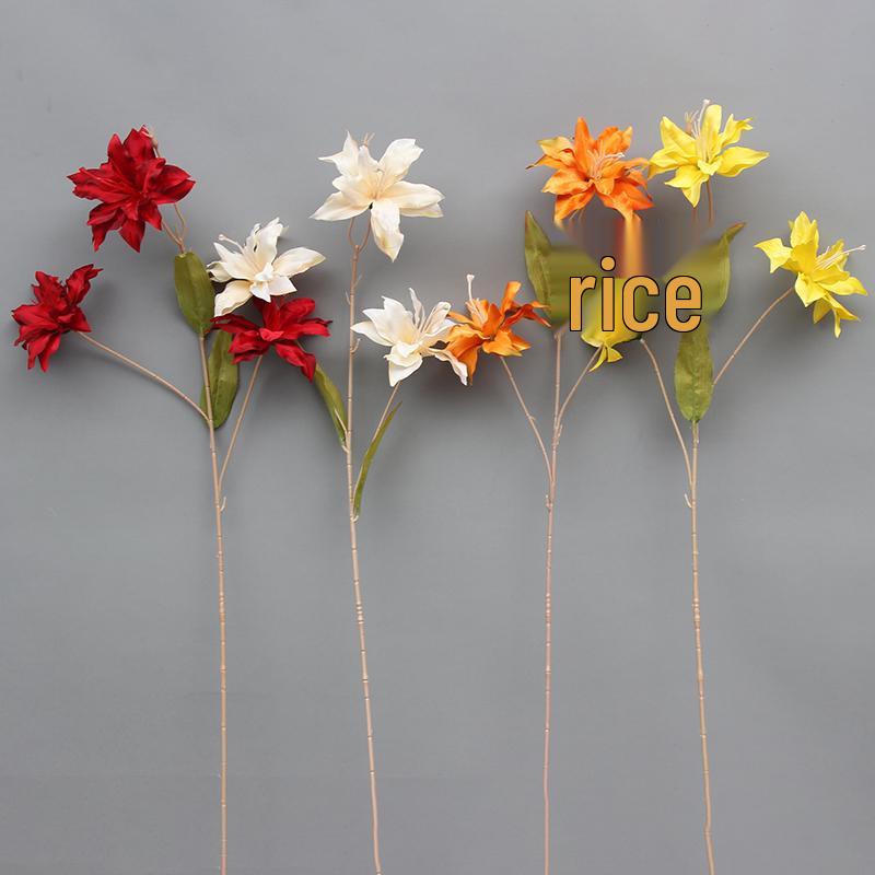 Искусственная композиция из шелковых лилий для свадеб и мероприятий