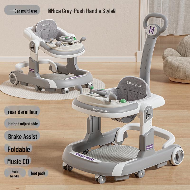 

Складные детские ходунки 3-в-1 и машинка-каталка (6-18 месяцев) - Защита от опрокидывания