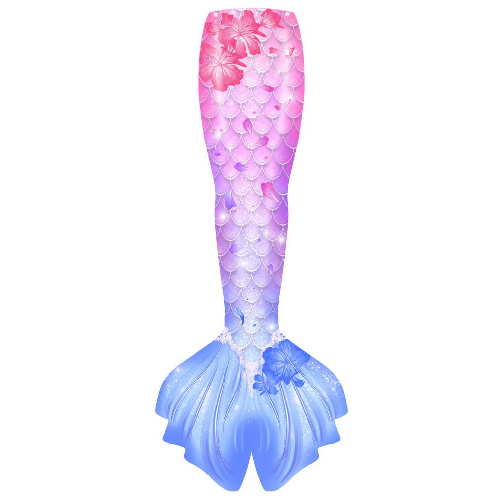 Girls' Mermaid Tail Swimsuit Bikini Set - Princess Swimwear