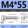 304 Stainless Steel Phillips Round Head Screw with Flat Washer M3/M4/M5/M6
