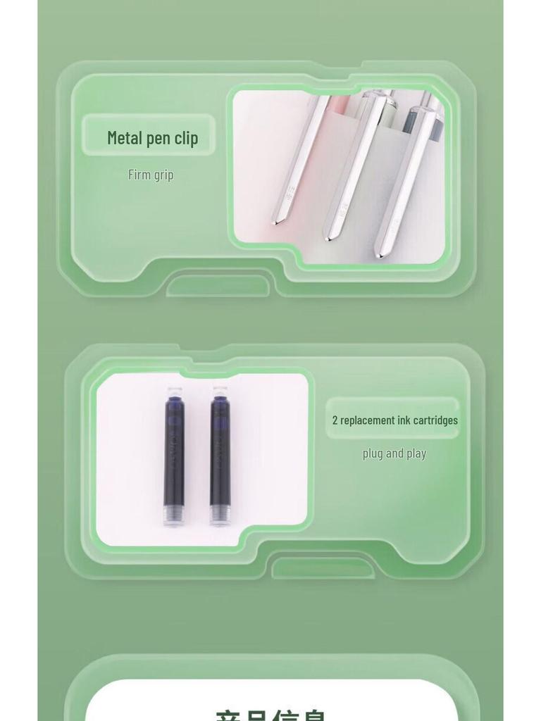 You Shang K016 Press-Activated Fountain Pen: Sealed, Automatic Design for Third Grade Students' Character Practice