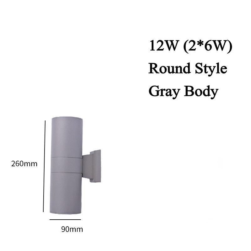 LED Outdoor Waterproof Wall Lamp Bedroom Living Room Aisle Corridor Wall Light Lighting Porch Garden Lamp Decorative Wall Sconce