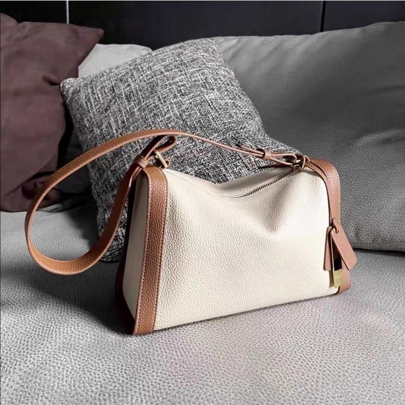 

Кожаная женская сумка-мессенджер, новая нишевая сумка-пельмень с узором личи, плюс 27cm-10cm-16cm