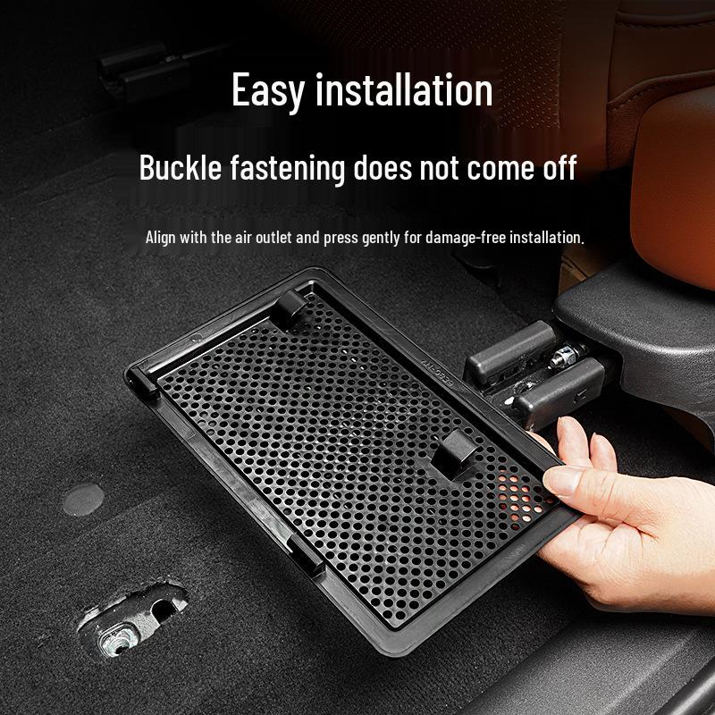 Under-Seat Air Vent Dustproof Mesh Cover for Ideal L7 L8 L9 - Heat Dissipation Car Interior Accessory