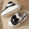 Sweet Wind 2025 New Bow Cotton Slippers Winter Internet Celebrities Cute Home Bag Head Cotton Shoes Home