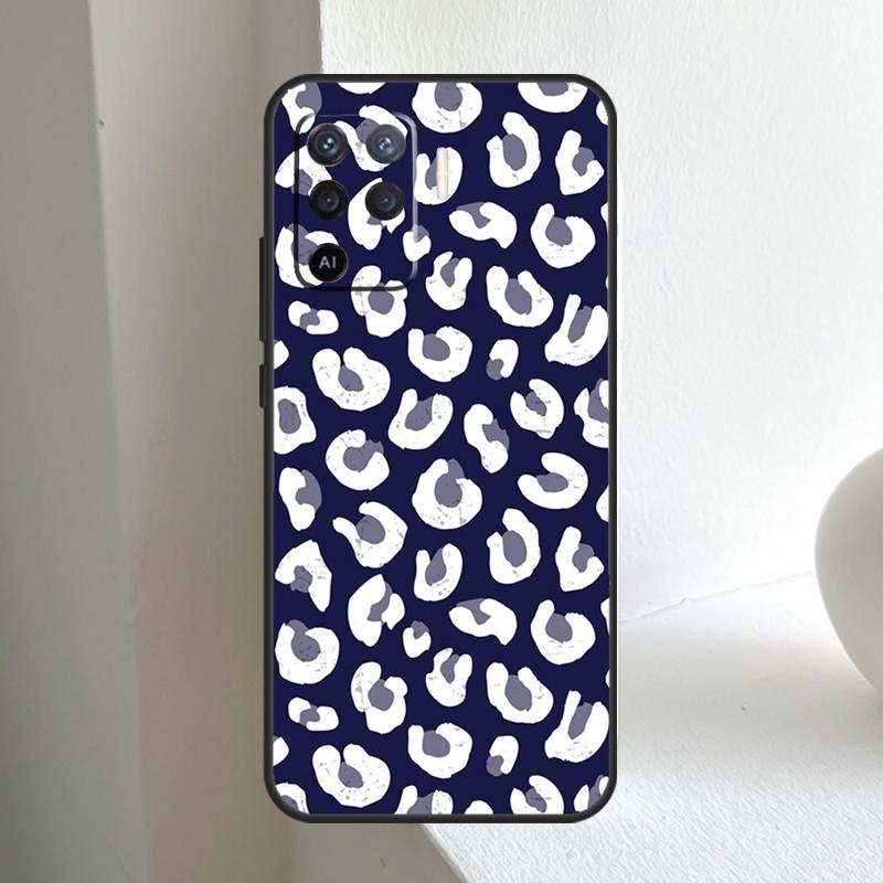 Luxury Leopard For OPPO A80 A60 A40 A5 A6 Pro A15 A17 A57 A16 A76 A96 A18 A38 A58 A78 A98 A54 A74 A94 Case