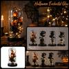Halloween Glass Decorative Light with Glowing Effect for and Holiday Decor