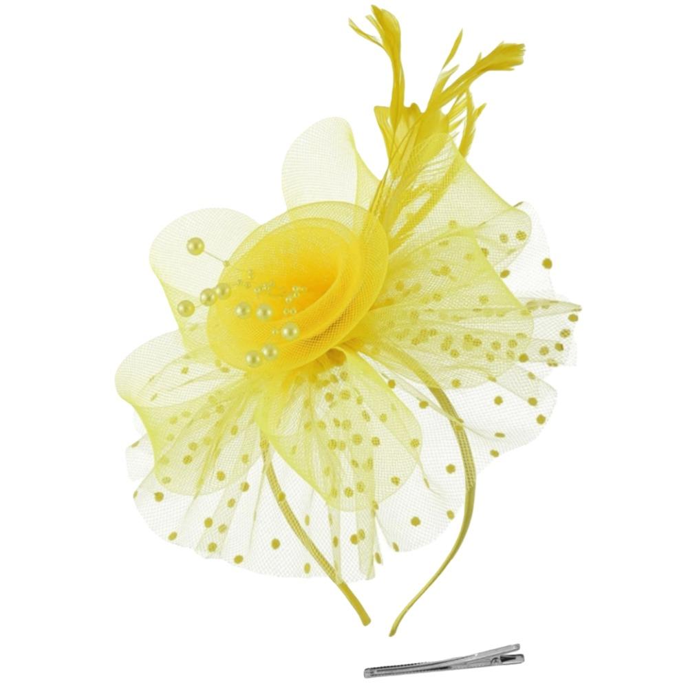 Flower Mesh Party Mesh Hair Band Bride Headdress Bride Headdress  Cocktail Party