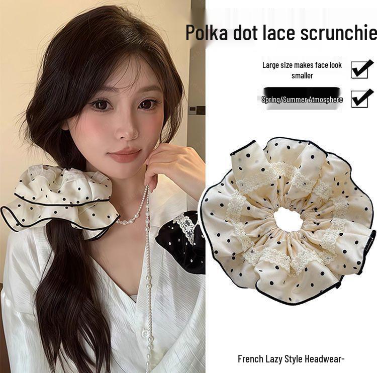 Women's Fresh Intestine Hair Tie: Gentle, Versatile, Sweet & Cute for Damage-free, Stylish Buns this Summer