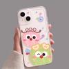 Happy hairball is suitable for Apple 16 mobile phone case iphone15promax cartoon new all-inclusive.