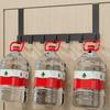 Heavy Dutys Over Door Hangers Wall Mounted Organizer Rack for Coat Towel Bag 5 Hooks Use Coat Hooks Jackets Jewelry