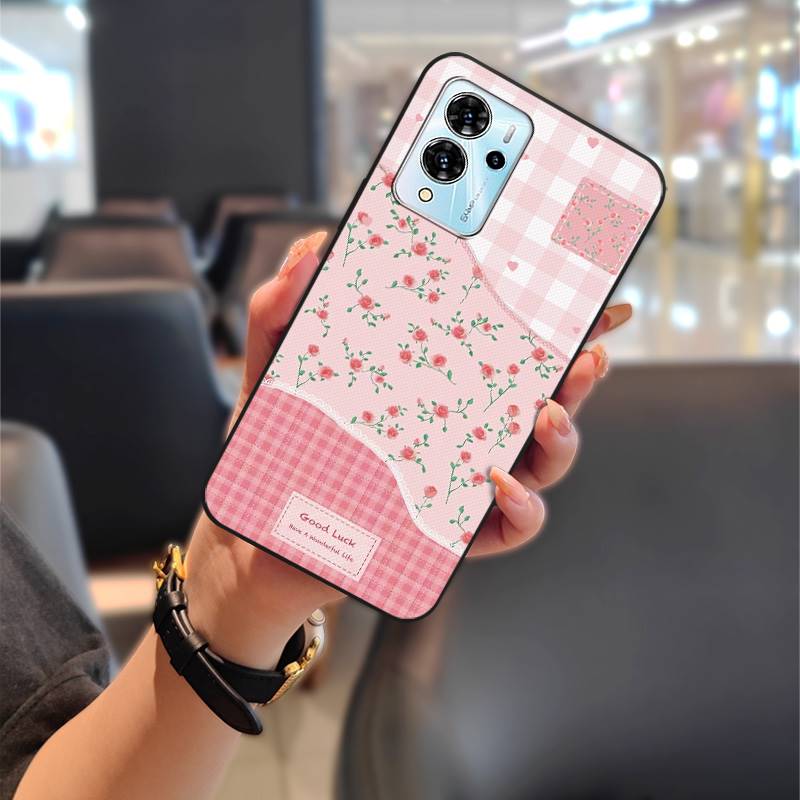Cute Back Cover Phone Case For ZTE Blade V40 Pro Full Wrap Anti-knock Phone Pouch Soft Case Shockproof Dirt-resistant