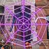3.6m Giant Halloween Decorations Spider Web Lights for Indoor Outdoor Halloween Decoration Party Garden Yard Haunted House Décor