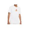 Fun Chinese Character Print Short Sleeve T-Shirt Men Tops White DD8472-100