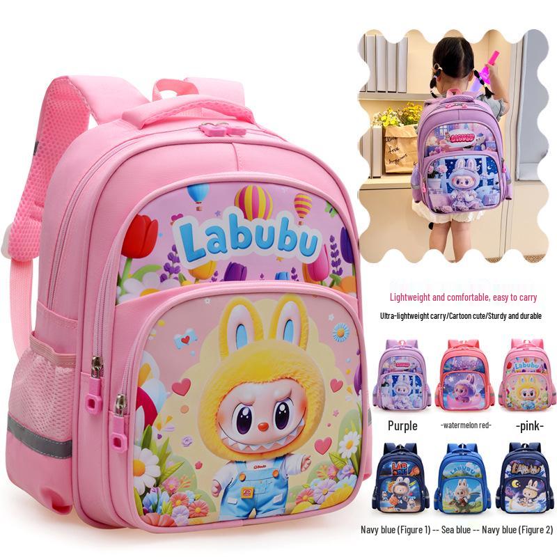 Lightweight Cartoon Backpack for Kids 3-6: Cute and Comfortable Schoolbag for Boys and Girls