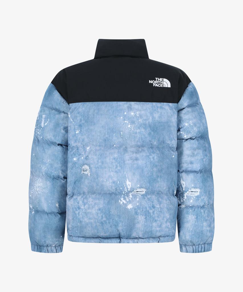 The North Face Nj1Dr56J White Label Novelty Nuptse Print Jacket (Rds) Blue