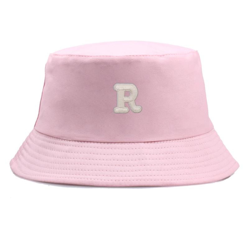 Stylish Cotton Bucket Hats With Letter R For Women And Men Perfect For Summer Outings!