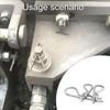 150 Peças Pinos de Travamento de Mola Fixador Pinos de Retenção Pinos de Travamento para Trator para Reparar Carro Trailer Instalação Fácil