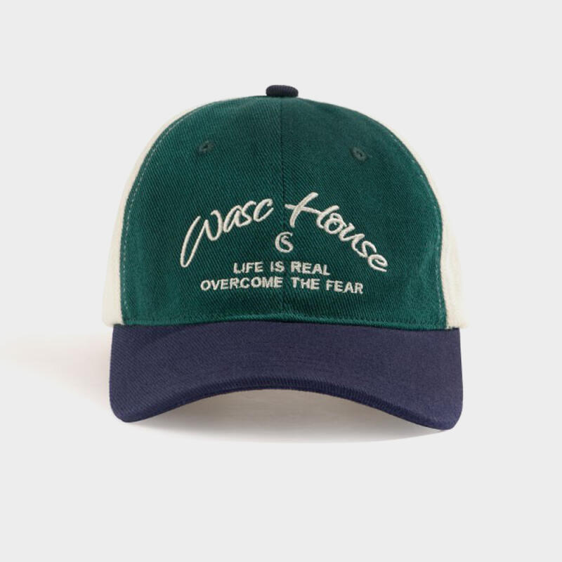 Кепка с логотипом WASC Clubhouse из хлопка C3 Зеленая GREEN