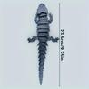 3D Printed Conjoined Lizard Statue Ornaments, Movable Cartoon, Creative Desk Plants, Rockery, Fish Tank Landscaping Decoration