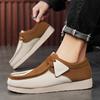New Arrival Vintage Casual Shoes for Men Luxury Slip On Suede Sneakers Men Comfortable Walking Mens Boat Shoes Chaussures Homme