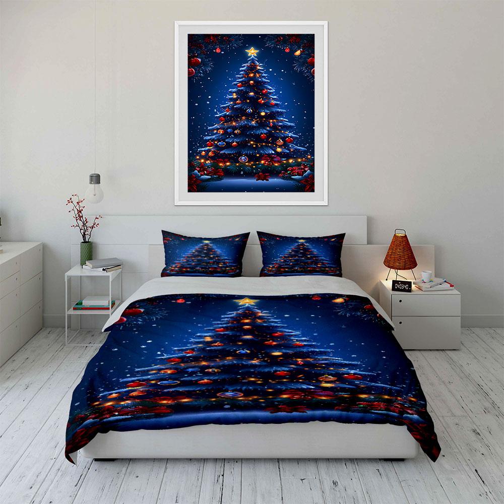 Radiant festive elegance Bedding sets Duvet cover sets Duvet covers Pillowcases(1*Duvet Cover 2*Pillowcases without duvet insert)