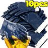 Oil Resistant Work Gloves Fleece Lined Nitrile Coated Anti Slip Abrasion Resistant for Auto Mechanic Warehouse Construction Use