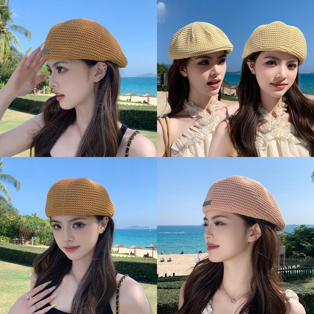 Classic Womens Beret Hat With Sun Protection For Spring Summer Casual Fashion