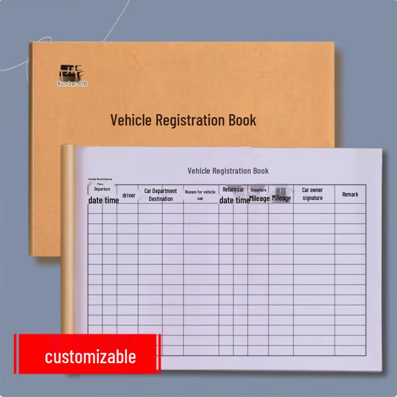 Vehicle Usage Log Books