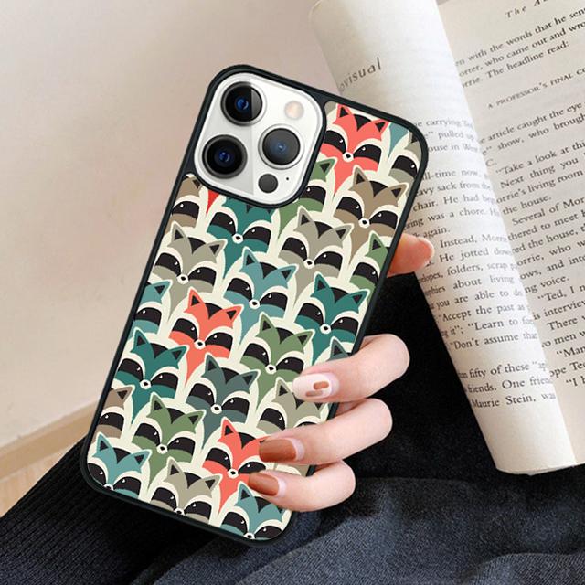 Kawaii Baby Raccoons Racoons Phone Case Back Cover for iPhone 17 Air 16 15 14 13 11 12 Pro Max Plus Fundas Coque