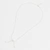 [Osjarak] Women's Street Fashion Snake Chain Tie Adjustable Silver Necklace