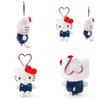 Cute Plush Cat Keychain Toy Lovely Bag Backpack Decoration Gift Soft And Fluffy Cartoon Style 10cm Height