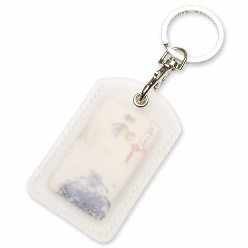 Transparenter tropfenförmiger Ausweishalter & Aufzugskartenhülle