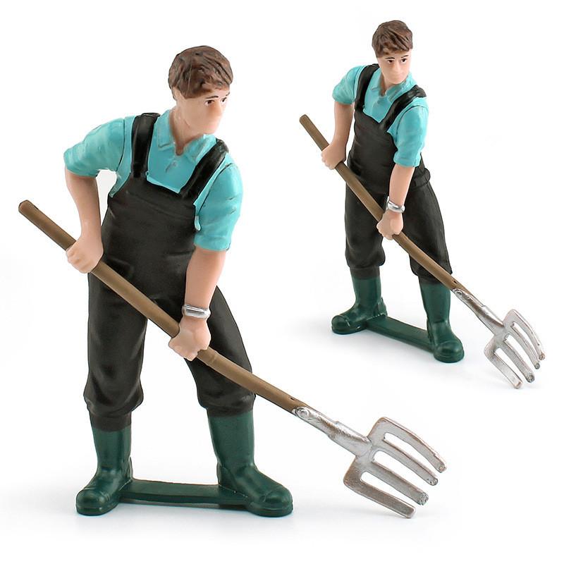 Simulated Diver Veterinarian Farmer Worker Postal Worker Toy Model Ornament For Collectors And Play