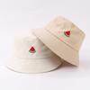 Watermelon Embroidery Fisherman's Hat Unisex Outdoor Sports Cap All-Season Style for Men And Women