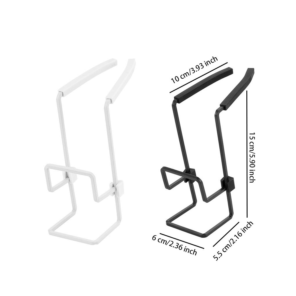 Bathroom Removable Sink Drain Rack Cleaning Sponge Wire Ball Storage Holder Metal Faucet Hanging Bracket Organizer