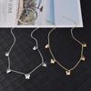Gold Chain Butterfly Pendant Choker Necklace Women Statement Collares Bohemian Beach Party Jewelry Gift