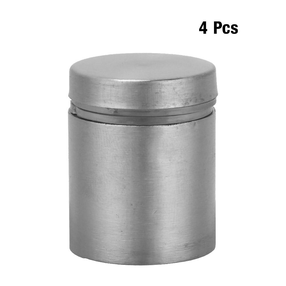 4pcs Stainless Steel Advertise Fixing Pins Glass Standoff Mounting Bolts (25*25mm)