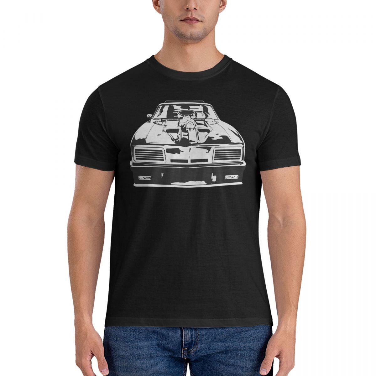 V8 Interceptor Vintage Pure Cotton Unisex T-Shirt L