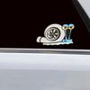 1 Piece Funny Snail Animal Car Sticker Door Bumper Window Trunk Decal Accessory