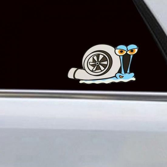 1 Piece Funny Snail Animal Car Sticker Door Bumper Window Trunk Decal Accessory