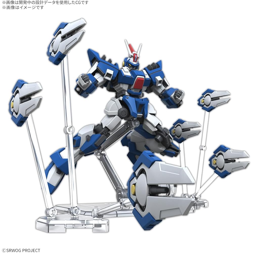 Bandai Spirits HG Super Robot Wars A Ash Saver Color-Coded Plastic Model Kit
