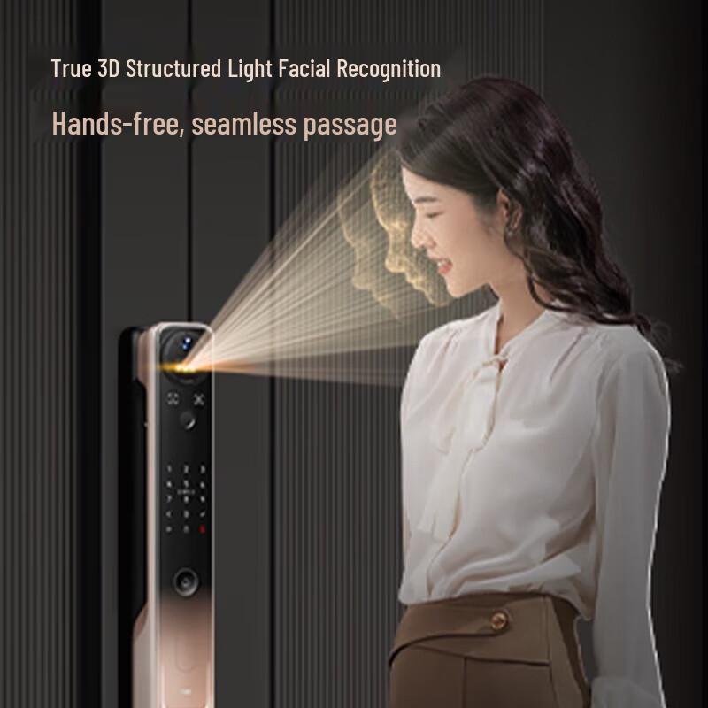 TCL X10R Palm Vein Smart Door Lock with HD Peephole