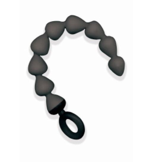 Chaîne Anales - Marque - Modèle - Noir - Silicone - Adulte