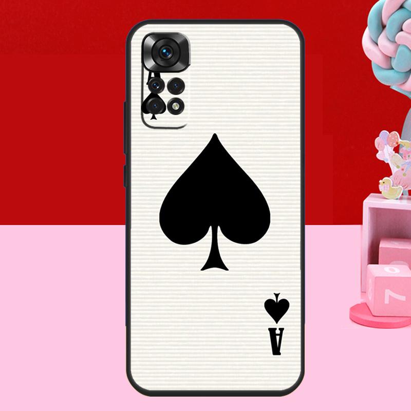 

Ace of Spades Case For Xiaomi Redmi Note 14 13 12 11 10 15 Pro Plus Redmi 15 C 10C 12C 13C 14C Soft Cover Redmi Note 15 Pro 5G